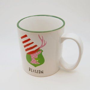 Blitzen Reindeer Holiday Coffee/Tea Mug